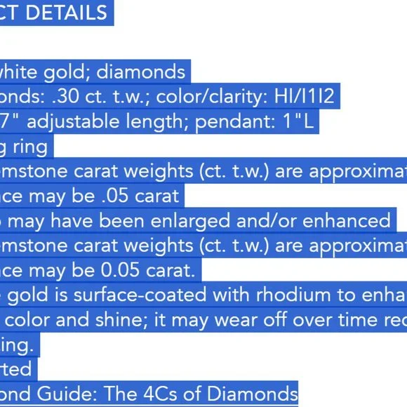 Diamond Wing Necklace in 14K White Gold, .30 ct. t.w. - Picture 5 of 5